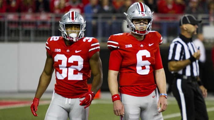 28. TreVeyon Henderson and Kyle McCord